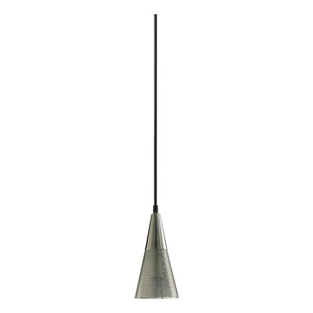 Quorum One Light Satin Nickel Down Mini Pendant 1315-65